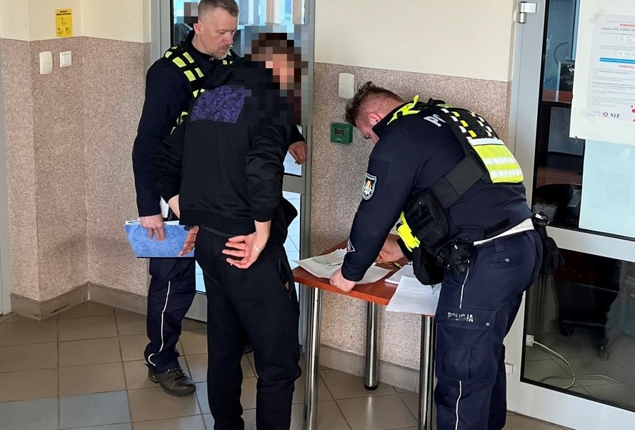 Sprawca zdarzenia na przejściu dla pieszych w Czluchowie