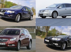 Toyota Avensis kontra Citroen C5, Volkswagen Passat i Opel Insignia - Pięcioletnie kombi z dieslem – które wybrać?