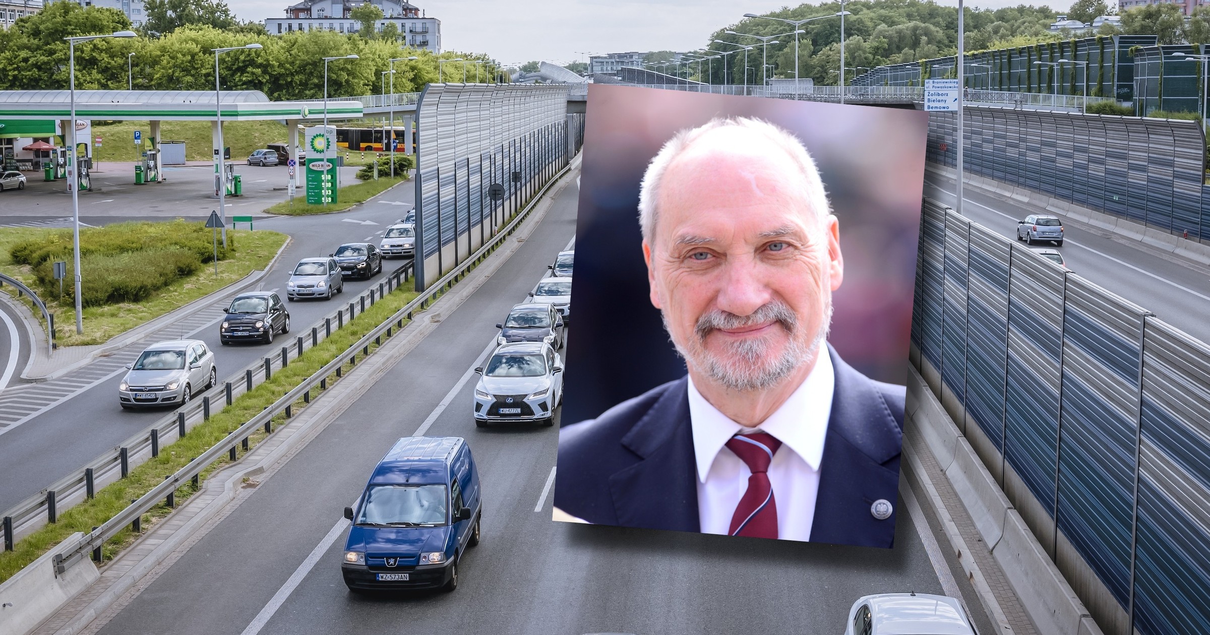 Antoni Macierewicz dostał mandaty za niebezpieczną jazdę po Warszawie