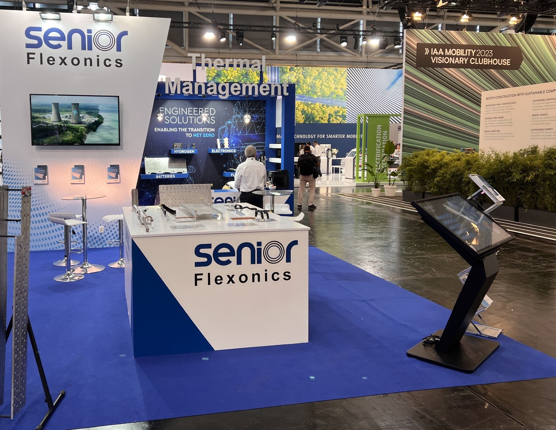 Najczęściej spotykany typ stoiska na salonie IAA Mobility 2023 w Monachium