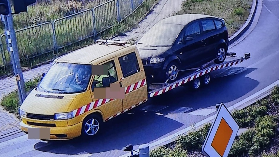 Skradzione Audi A2 z Lubina