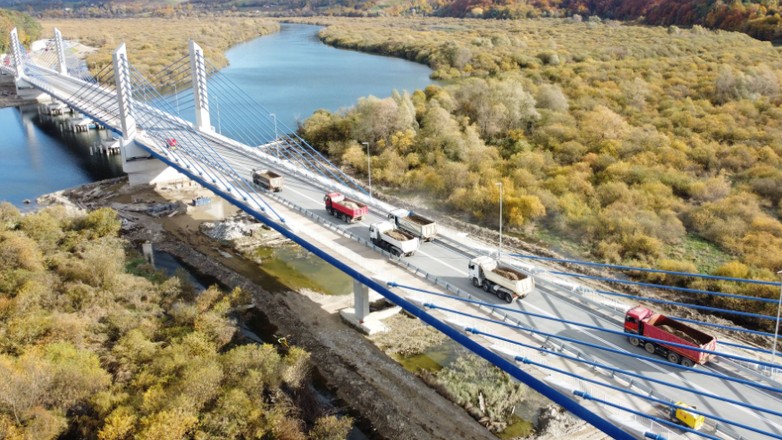 Most w Kurowie na Dunajcu oddany do użytku kierowcom