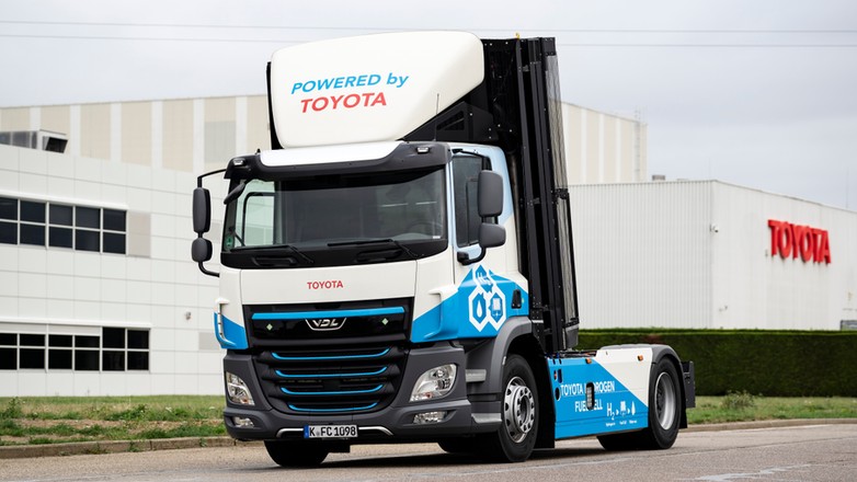 Wodorowa ciężarówka Toyoty i VDL marki DAF