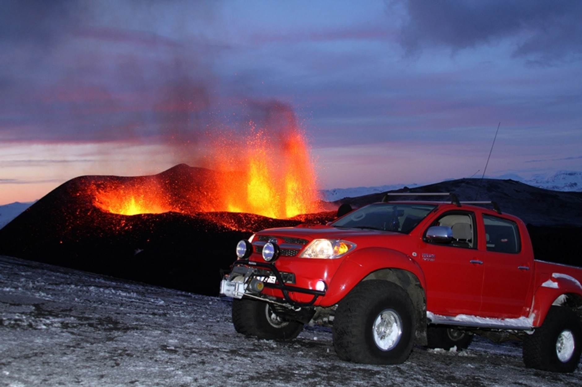 Wybuch wulkanu Eyjafallajökull to wina Toyoty?