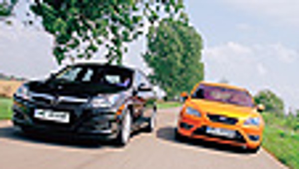 Opel Vectra GTS, Ford Focus ST - Odmienne pomysły na dużą moc