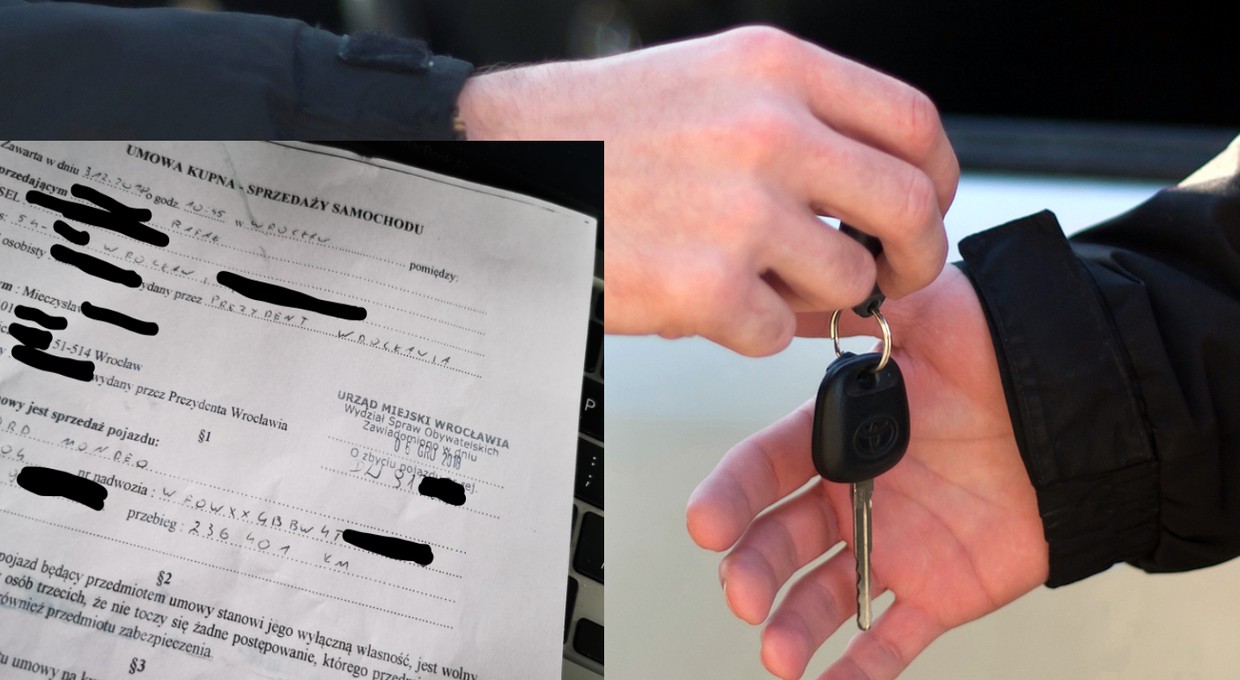 Sprzedał swój samochód, a potem dostał 5200 zł kary z winy kupca