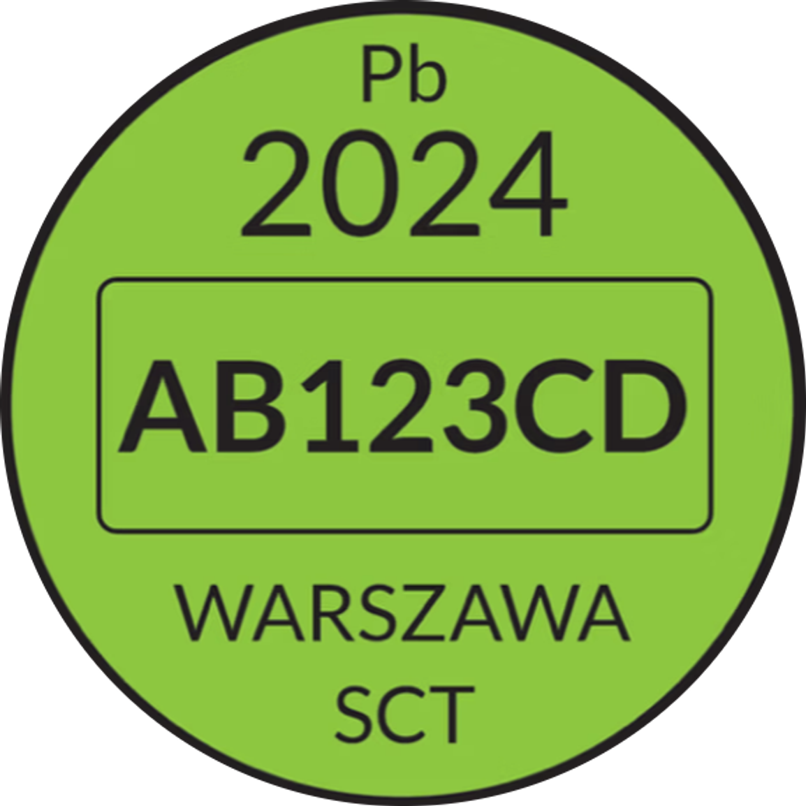 Nowy wzór naklejki uprawniający auta do wjazdu do Strefy Czystego Transportu