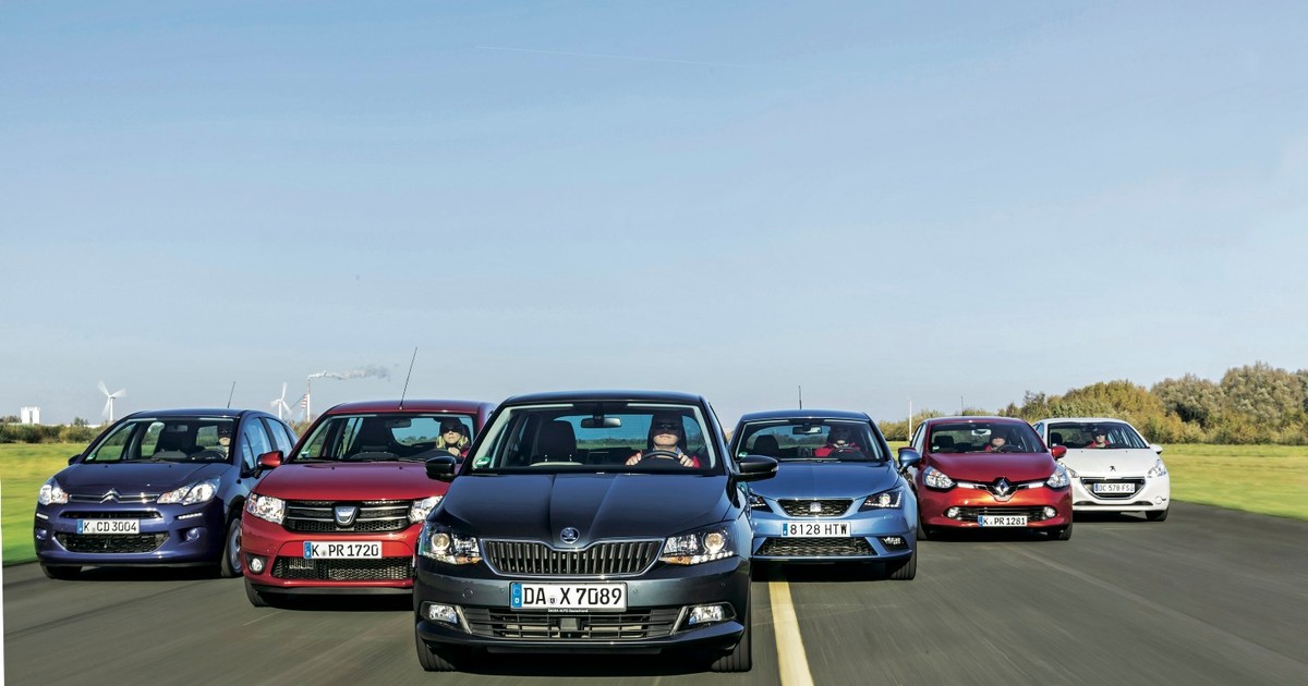 Porównanie: Skoda Fabia kontra Citroen C3, Dacia Sandero, Peugeot 208, Renault Clio i Seat Ibiza