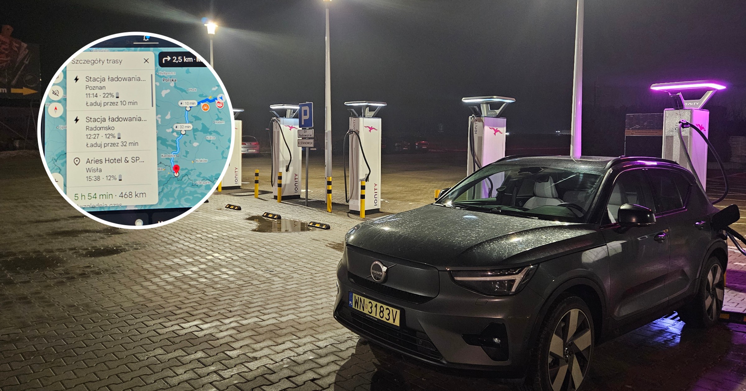 Planer podróży zintegrowany z usługami Google w Volvo EX40 zadziwiająco dobrze radzi sobie z szacowaniem realnego zużycia energii na długich trasach. Jest jednak jeden ważny parametr, którego poprawnie przewidzieć nie potrafi. 