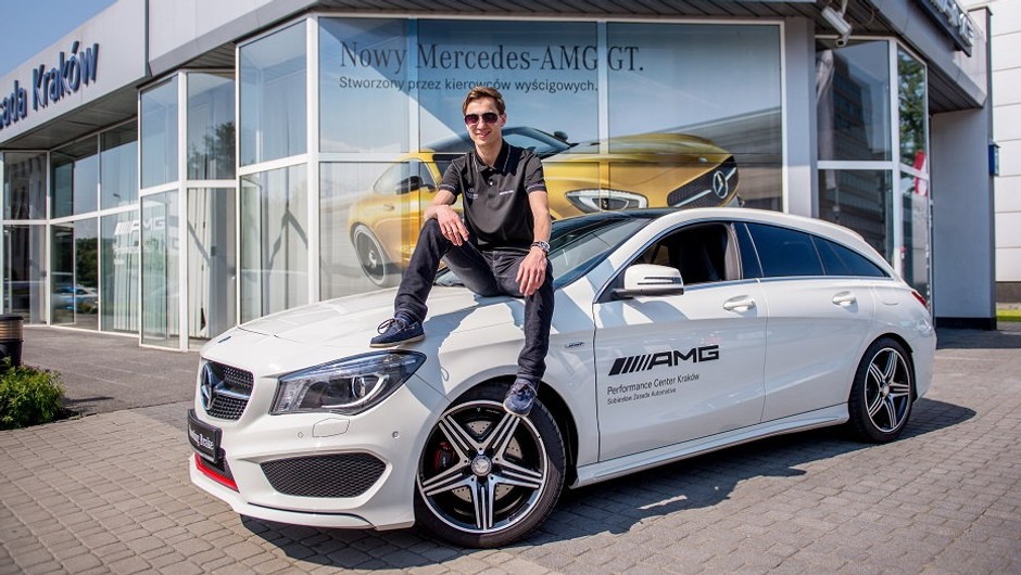 Kamil Stoch i jego Mercedes-Benz CLA Shooting Brake