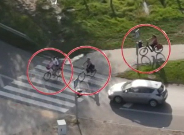 Policjanci obserwowali rowerzystów. "Muszą liczyć się z mandatami" [WIDEO]