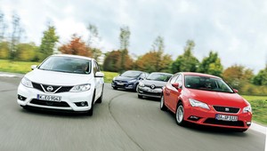 Hyundai i30 kontra Nissan Pulsar, Renault Megane, Seat Leon - Nissan wraca do klasy kompaktów