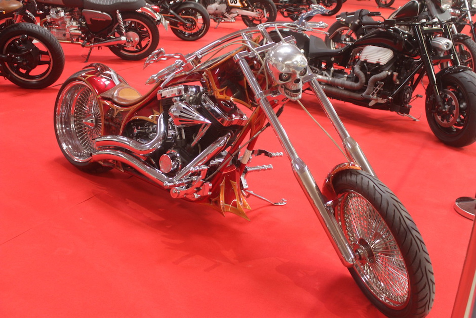 Wystawa motocykli w Nadarzynie – customy