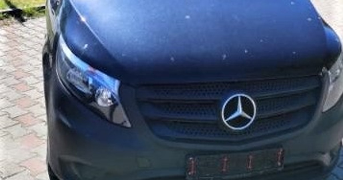 Mercedes Vito na parkingu w Słubicach