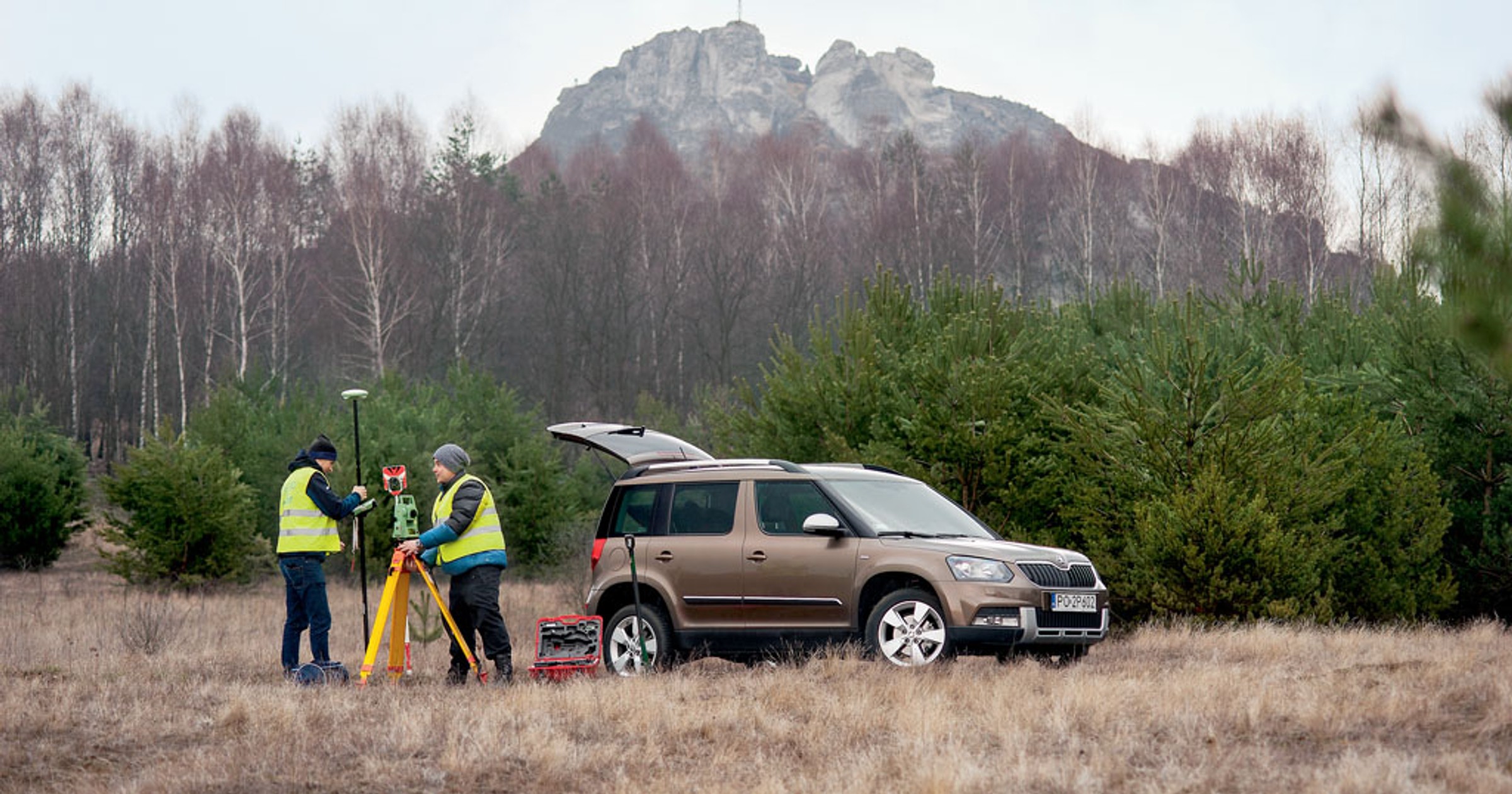 Skoda na etacie - tam, gdzie jeszcze nie wytyczono dróg