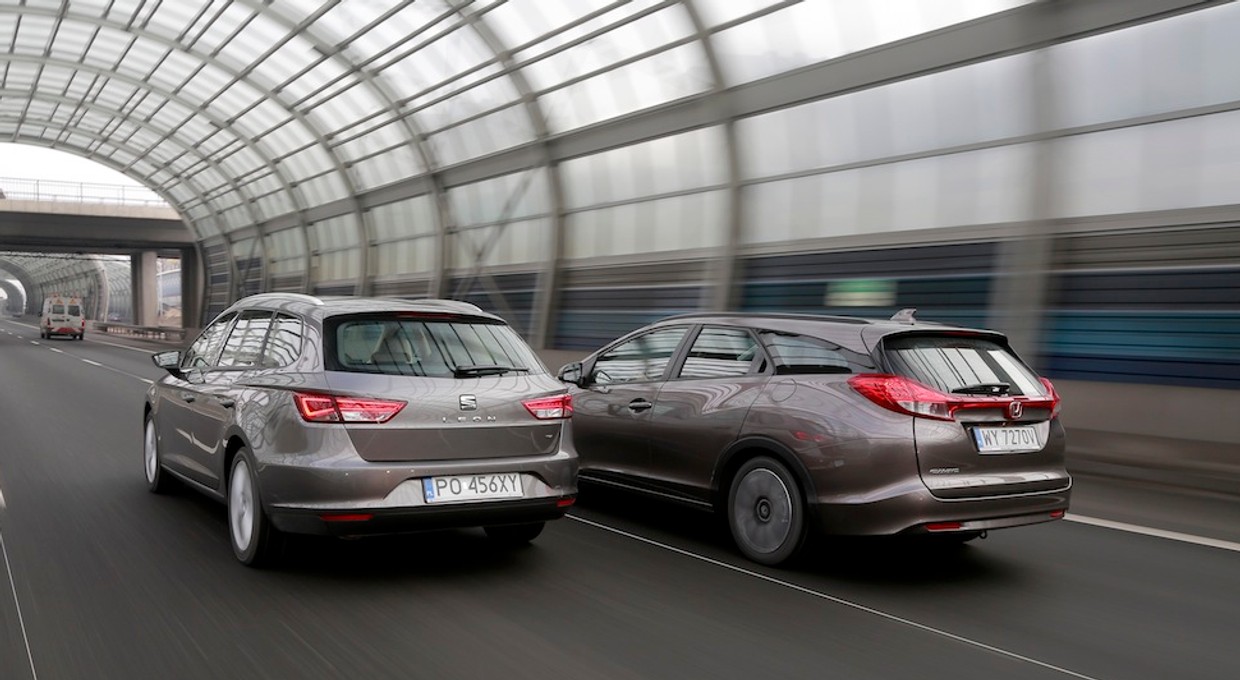 Honda Civic kontra Seat Leon | Test kombi