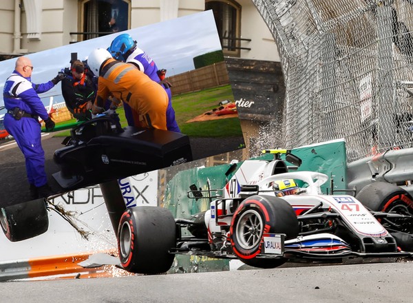 Zobacz, jak kierowcy F1 są wydobywani z auta po wypadku [WIDEO]
