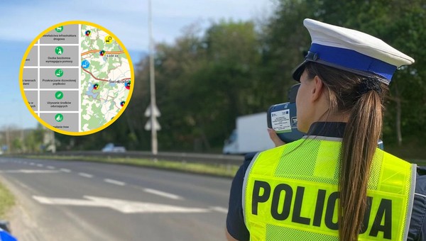 Kontrola drogowa. Policjanci dostali powiadomienie w specjalnej mapie