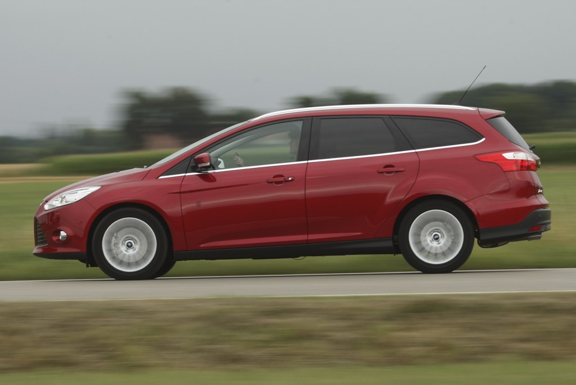 Ford Focus kombi, hamowanie