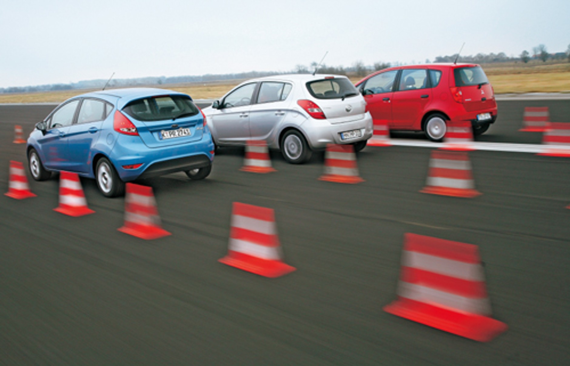 Hyundai i20 1.2 kontra Mitsubishi Colt 1.1 i Fiesta 1.25 - Nowy gracz w klasie B