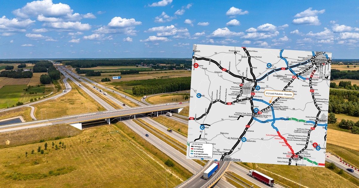 Węzeł Łódź Południe — to tu znajdzie się jeden z końców łącznika dla drogi ekspresowej S8