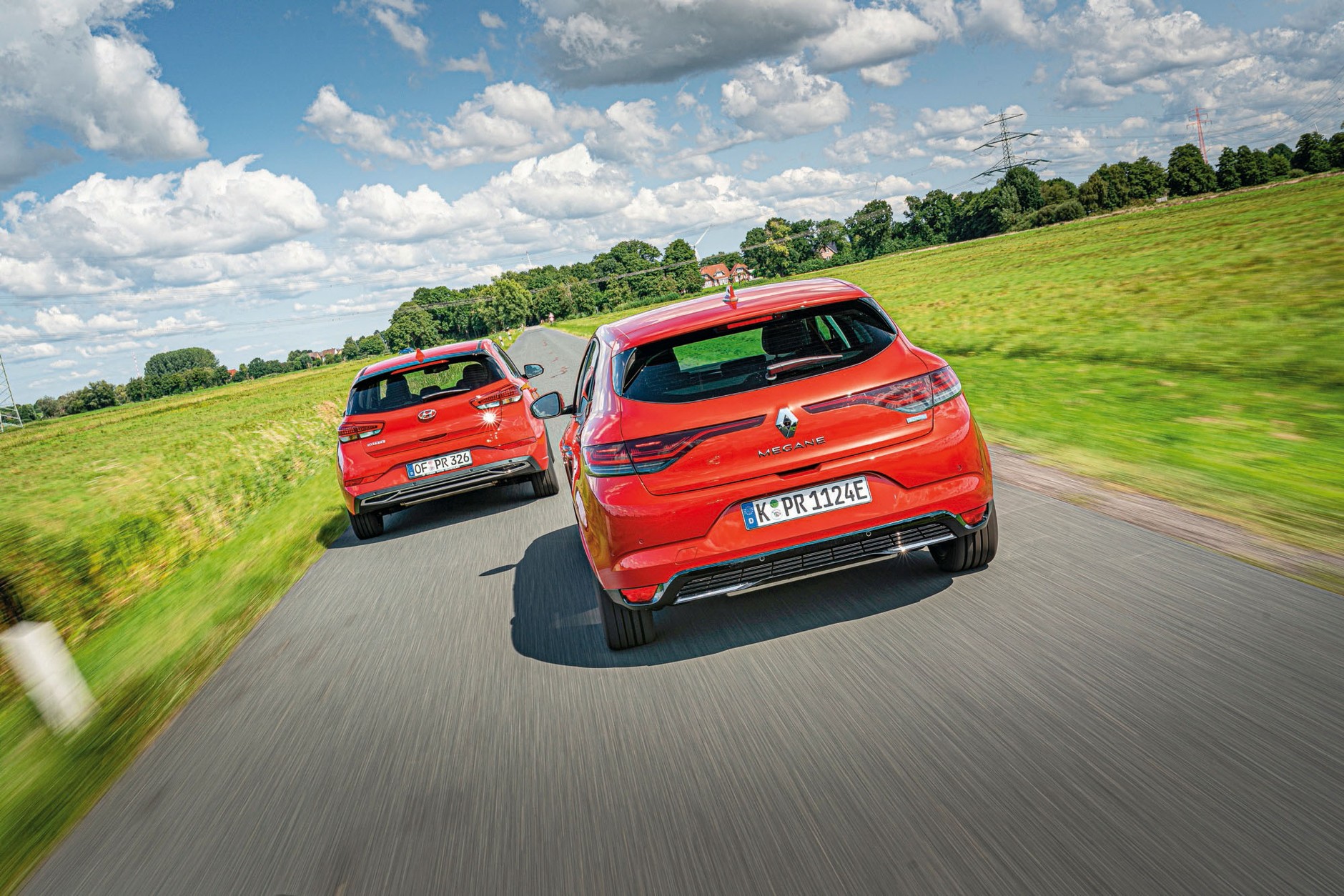 Hyundai i30 i Renault Megane