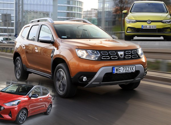Hyundai i10, Dacia Duster, Volkswagen Golf. Nowe auta za 70 tys. zł - które kupić?