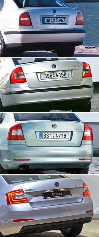 Skoda Octavia - porówananie generacji