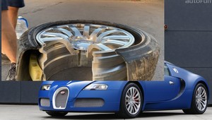 Przecięli koło od Bugatti Veyrona warte ponad 100 tys. zł! Skrywa ciekawą rzecz