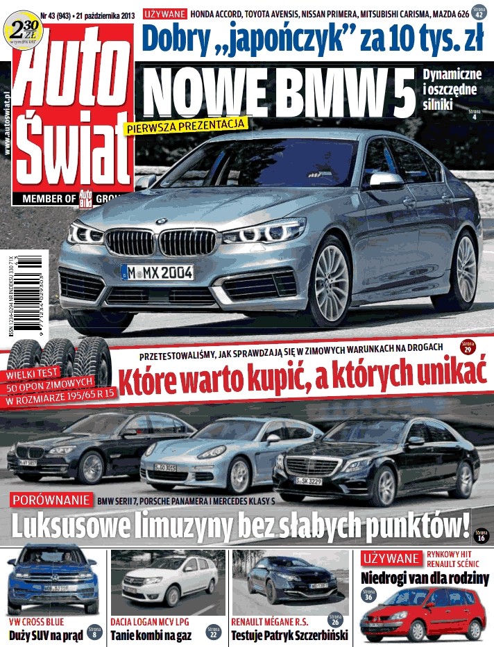 Auto Świat 43/2013 już w kioskach i na tabletach