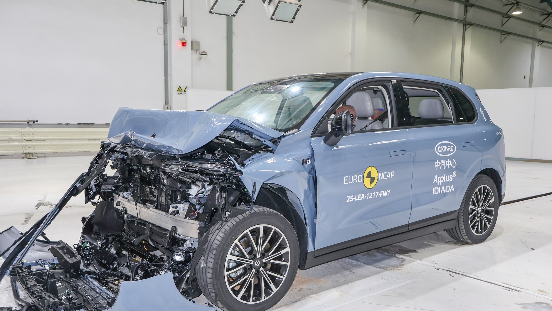 Leapmotor B10 po teście zderzeniowym