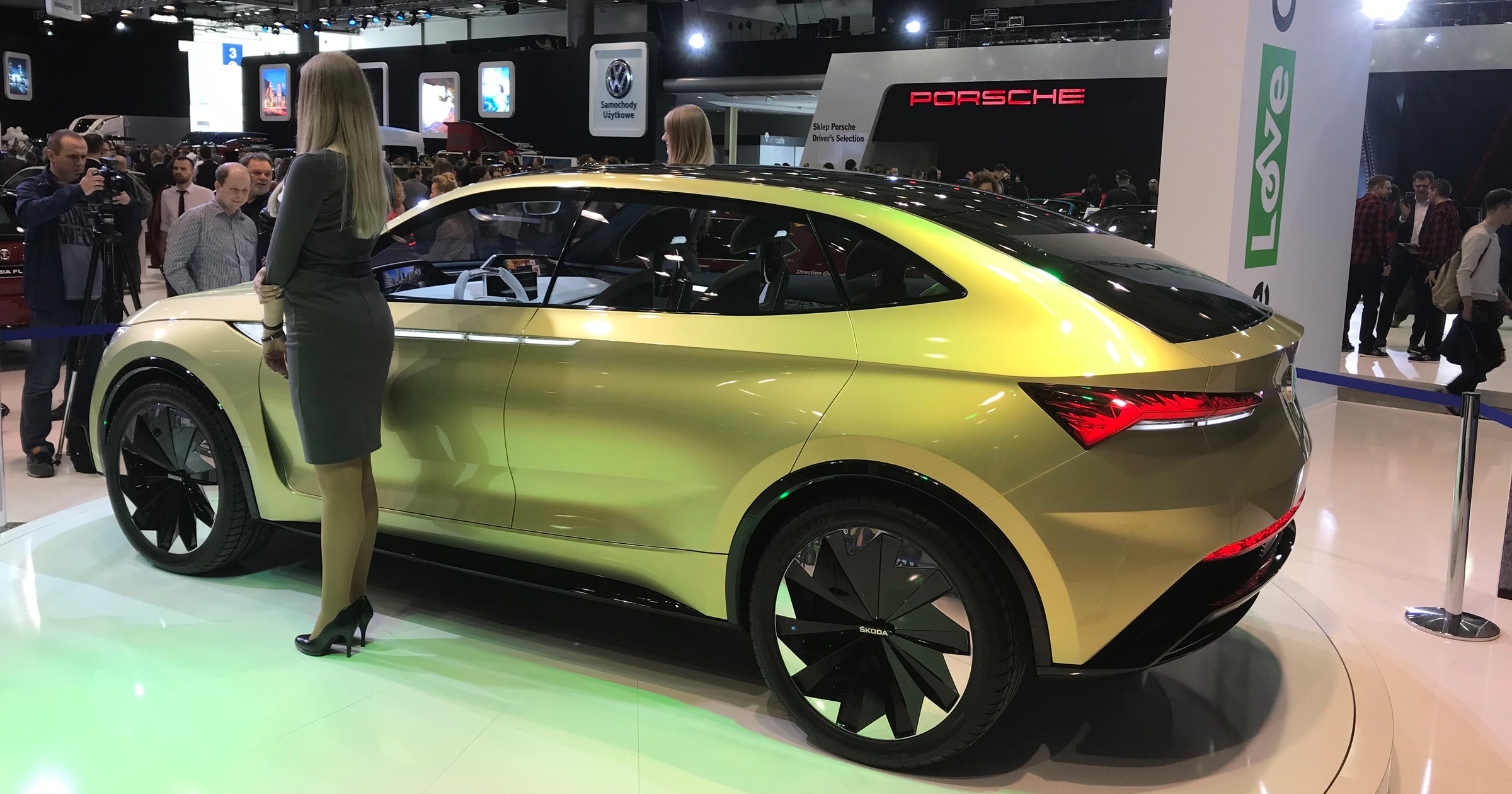 Skoda Vision E podczas Poznań Motor Show