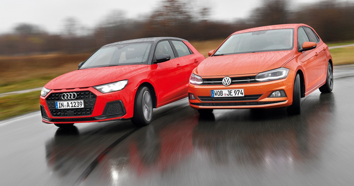 Audi A1 Sportback kontra Volkswagen Polo