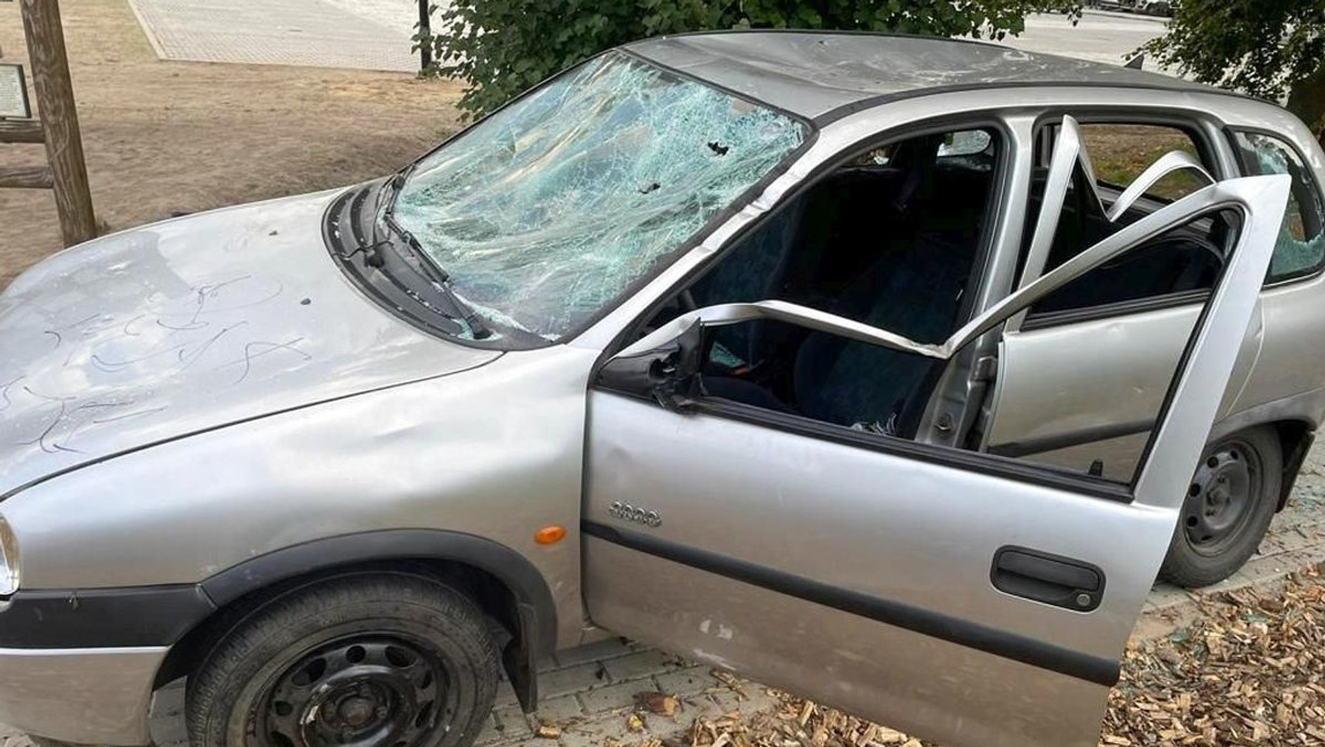 Opel zdecydowanie nie nadawał się do jazdy