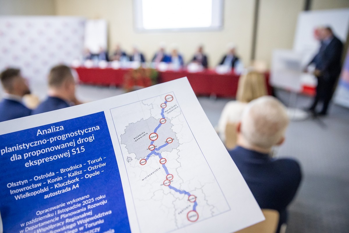 Konferencja ws. budowy drogi S15