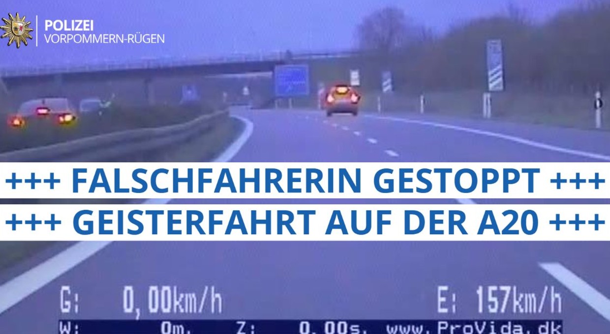 Polka pędziła 210 km/h pod prąd niemiecką autostradą. Policja musiała użyć kolczatki