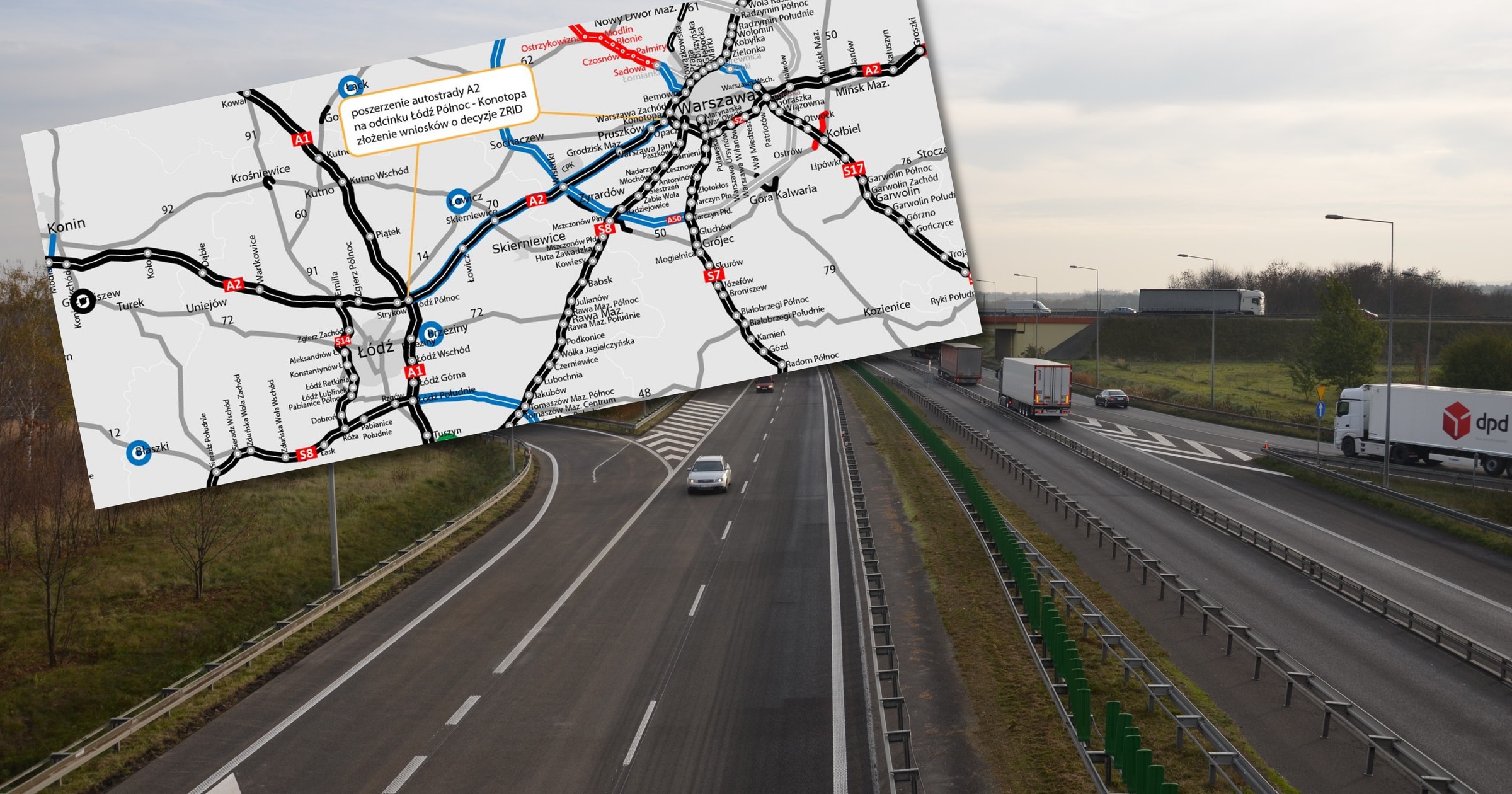 Najszersza autostrada w Polsce