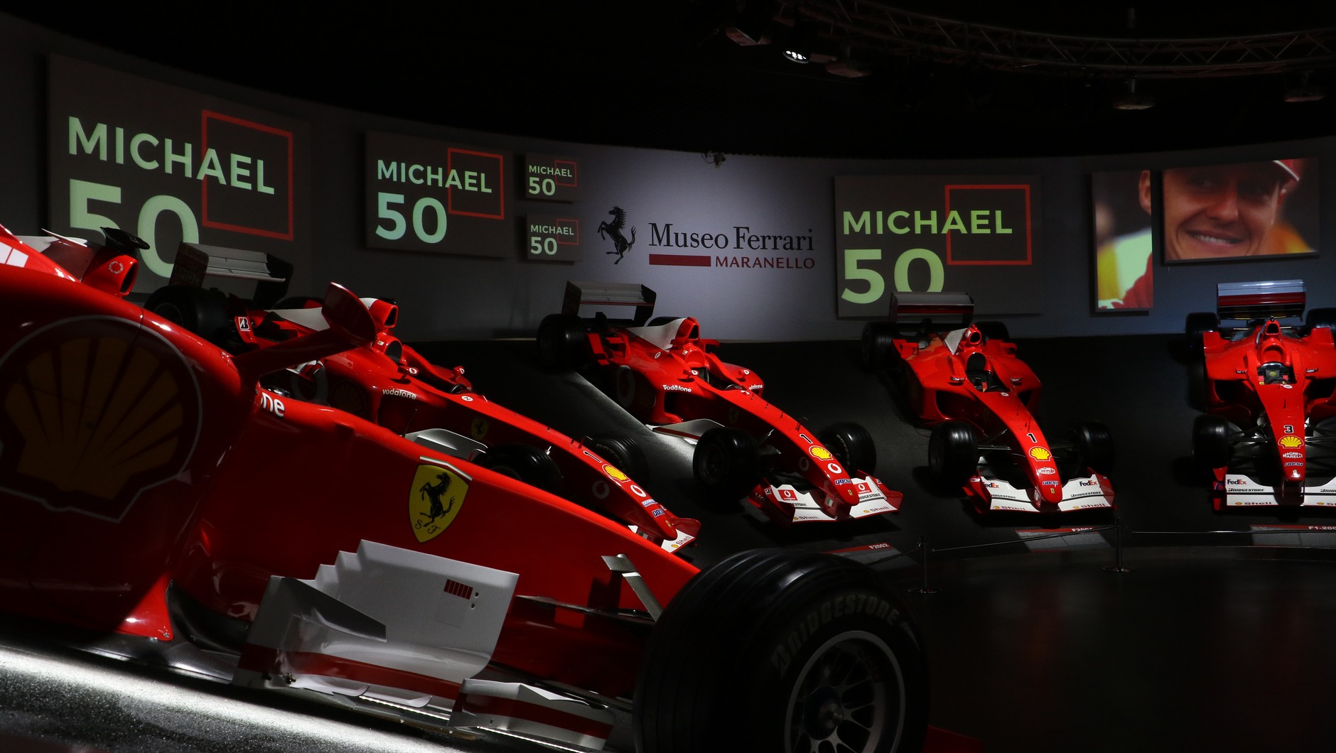 W 2019 r. w muzeum Ferrari można było obejrzeć ekspozycję "Michael 50", stworzoną z okazji 50-tych urodzin Michaela Schumachera