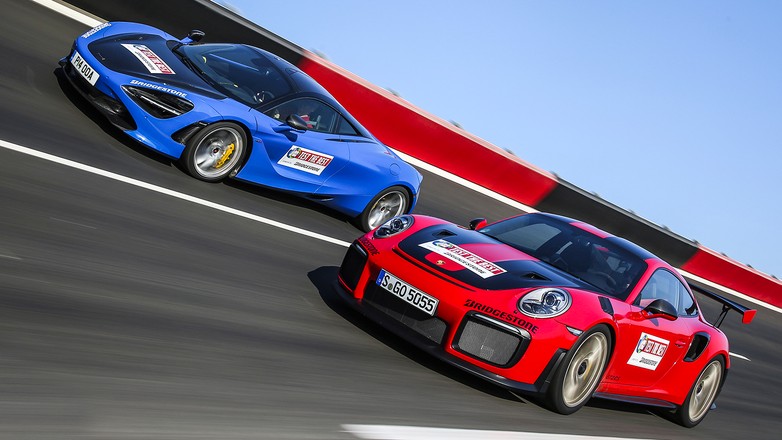 Porsche 911 GT2 RS kontra McLaren 720S - szybko jeździć ty musisz