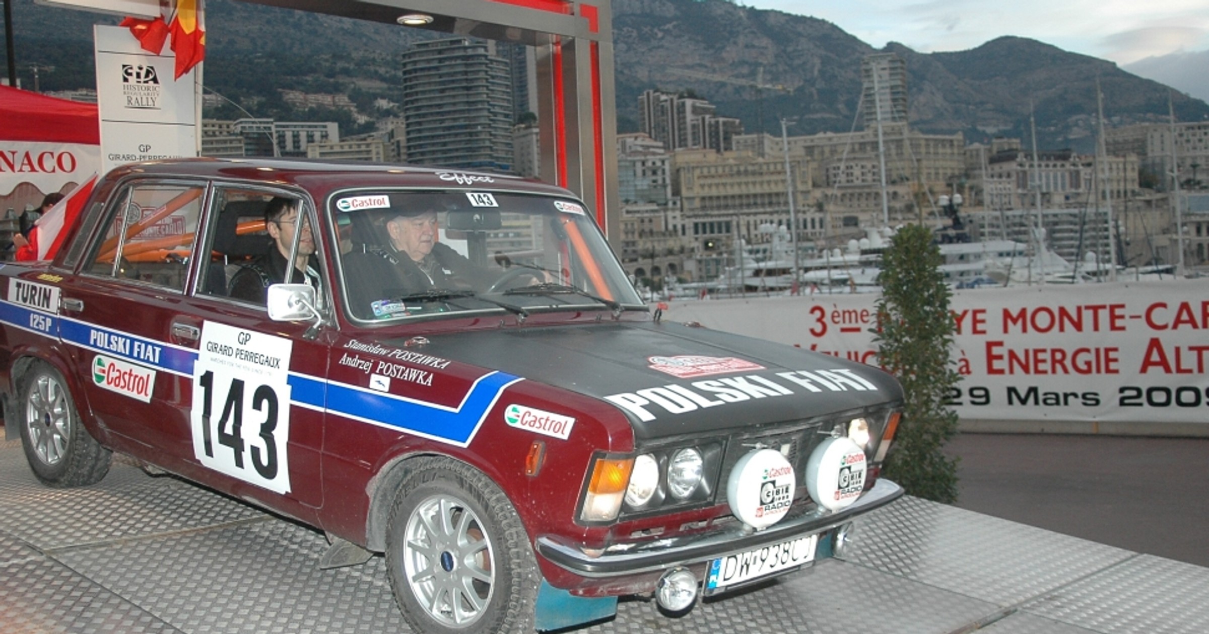 Castrol Rally Team - Polacy wystartują w Rajdzie Monte Carlo Fiatem 125p