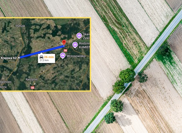 Na Mazowszu mają najprostszą drogę krajową w Polsce. 26 km bez żadnego zakrętu