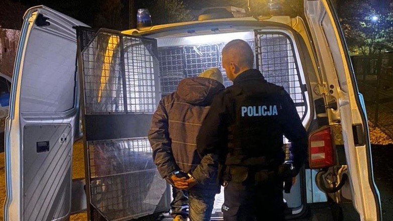 Finał policyjnego pościgu; Toruń; 7 listopada 2023 r.