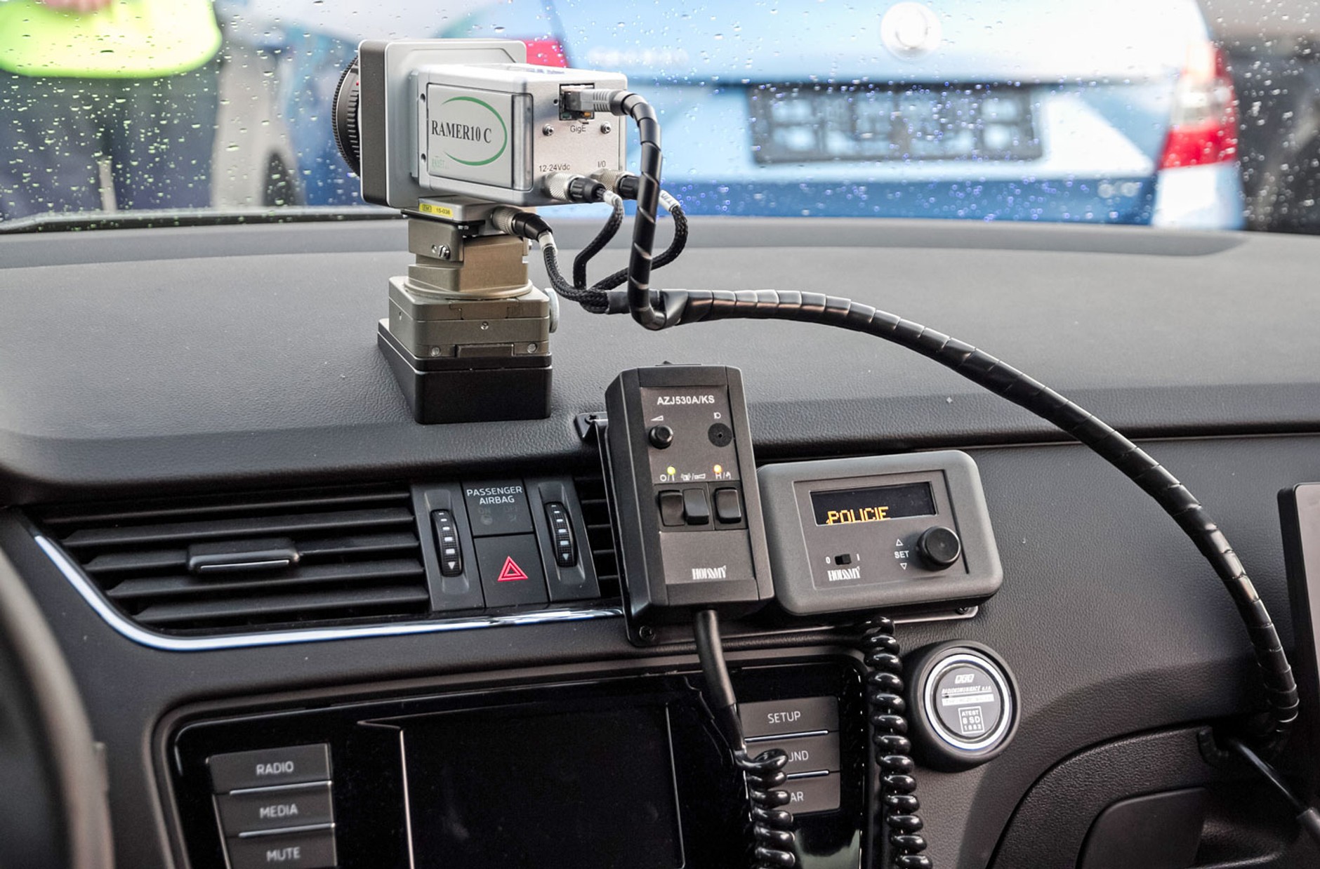 Skoda Octavia czeskiej policji