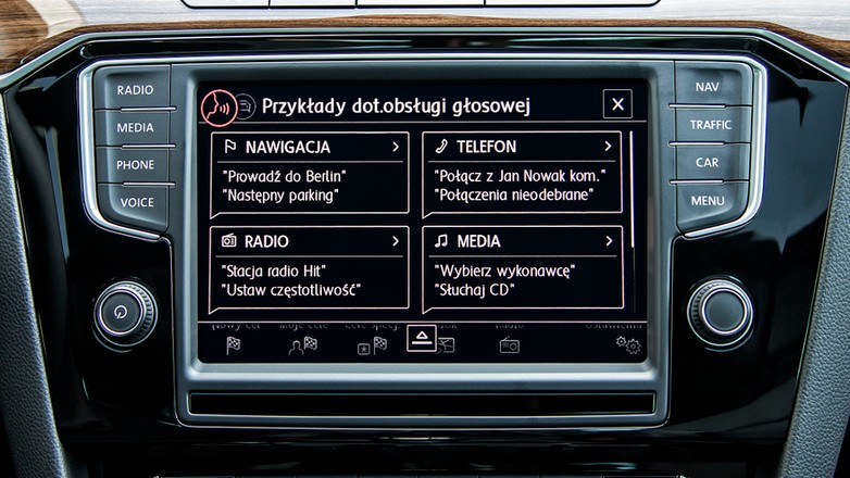 VW sterowanie głosowe