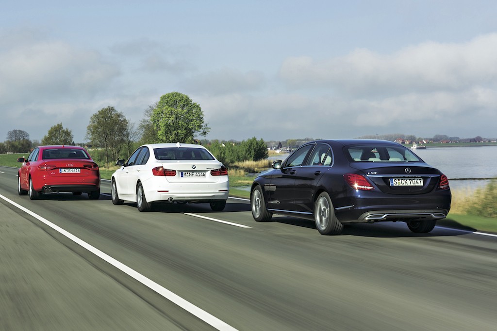 Mercedes C 180 BMW 320i Audi A4