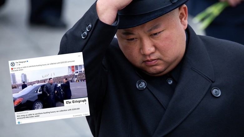 Kim Dzong Un w 2019 r. (facebook.com/TELEGRAPH.CO.UK)