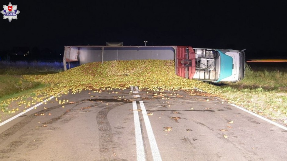 Wypadek na drodze wojewodzkiej nr 808