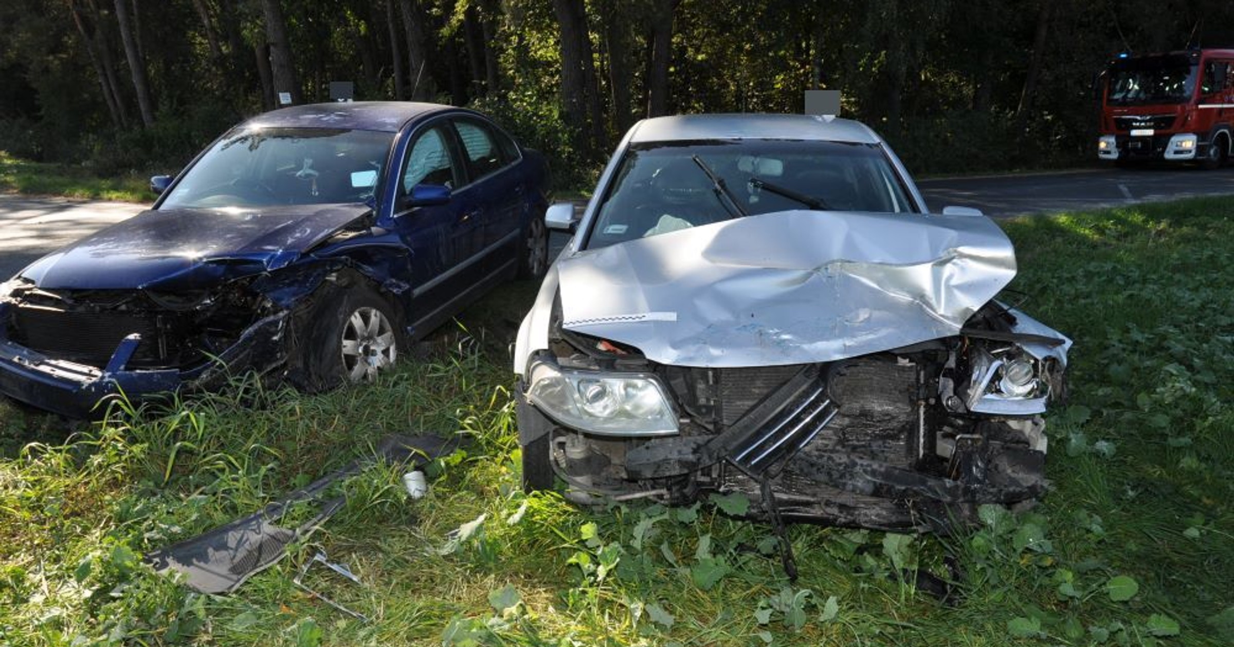 64-latek spowodował wypadek nie ustępując pierwszeństwa, 36-latek trafił do szpitala