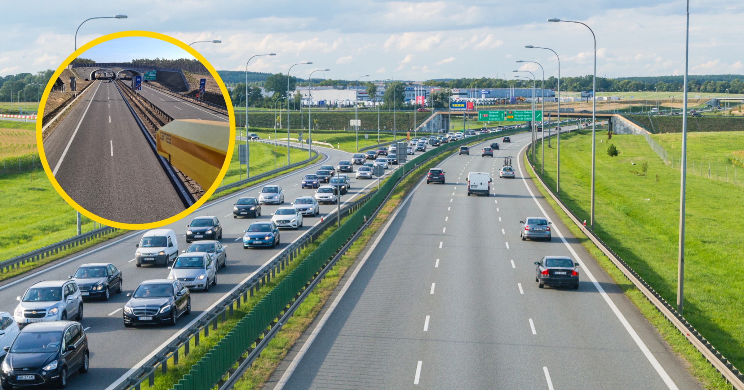 Nowe odcinkowe pomiary prędkości na A1