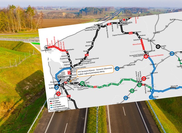 GDDKiA wybrała wykonawców drogi S10 ze Szczecina do Piły